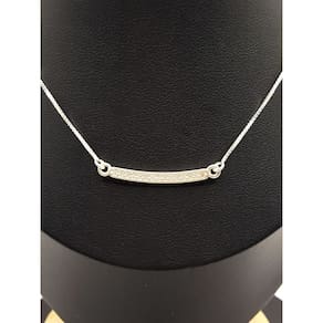 Colar Canga Zircônia Prata 925 | Brilho Irresistível