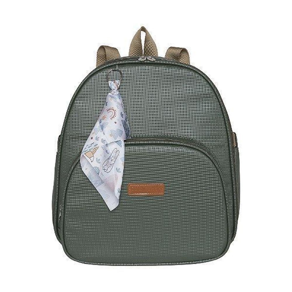 Mochila De Maternidade Pirulitando Baby Brotinho Verde Musgo