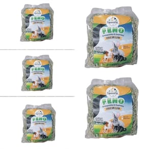 5 kg de FENO Fresco Super Premium Verdinho para coelhos, hamster porquinho da índia Roedores em Gerall