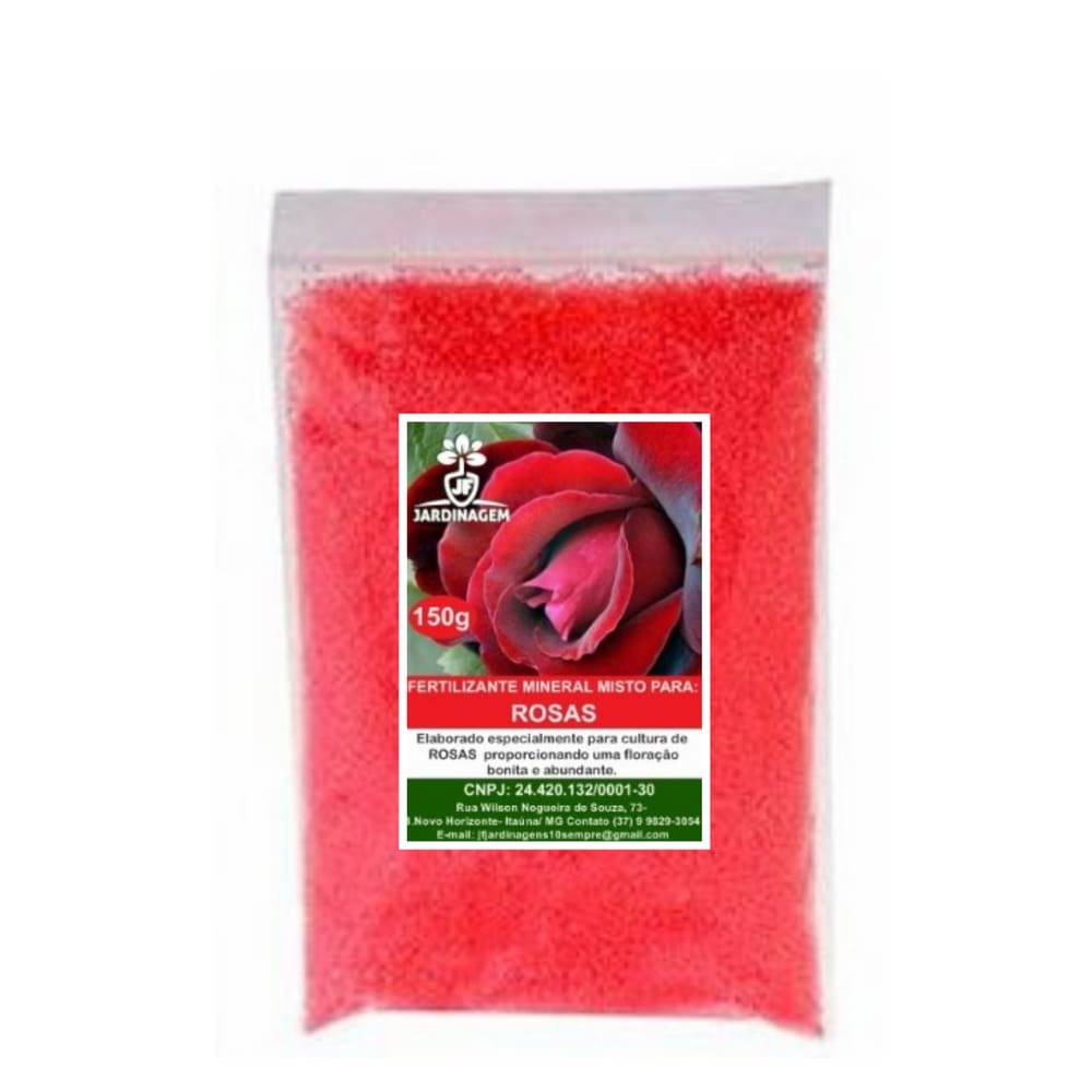   Adubo  Mineral Misto 150 Gramas  Para Rosas 