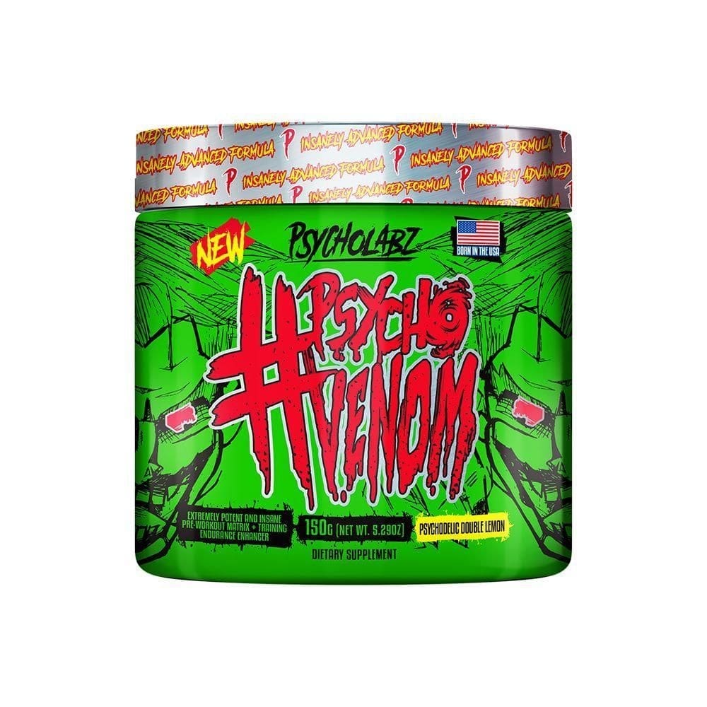 Pré-Treino Psycho Venom Double Lemon Psycholabz 150G