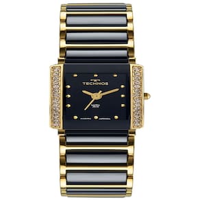 Relógio Technos Feminino Ceramic/saphire Preto 5Y30XO/1A