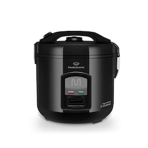 Panela De Arroz 5 Xícaras com Função Manter Aquecido 127V 400W Preta Multi - GO003