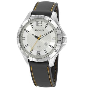 Relógio Masculino Analógico Pulseira Borracha Seculus