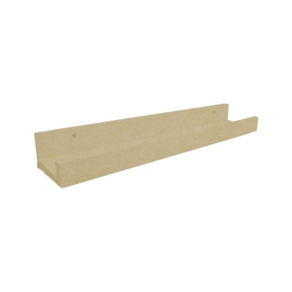 Prateleira Tempero Simples 95 Cm Natural Em Mdf [F031]