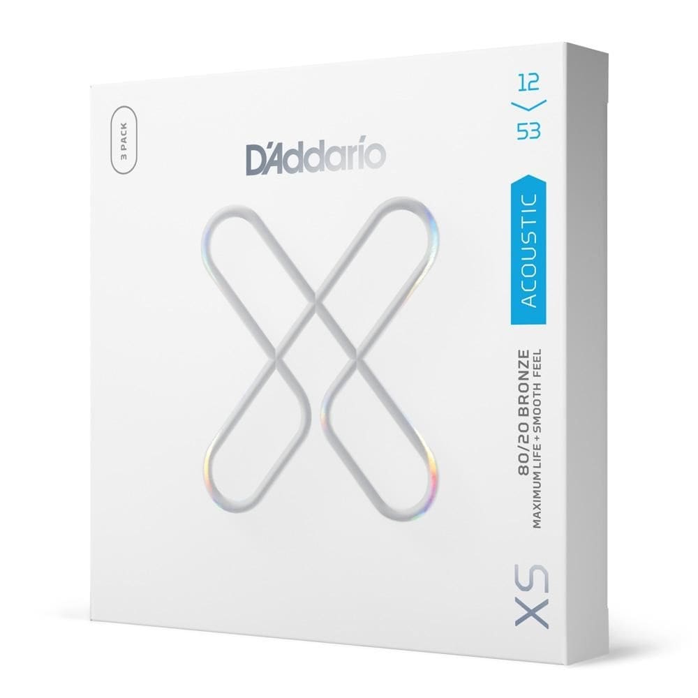 Encordoamento Violão Revestido 12-53 (3 Jogos) D Addario XS [F035]