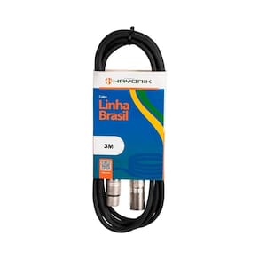 Cabo Para Microfone Canon Hayonik Xlrf/Xlrm 3M Cb0471