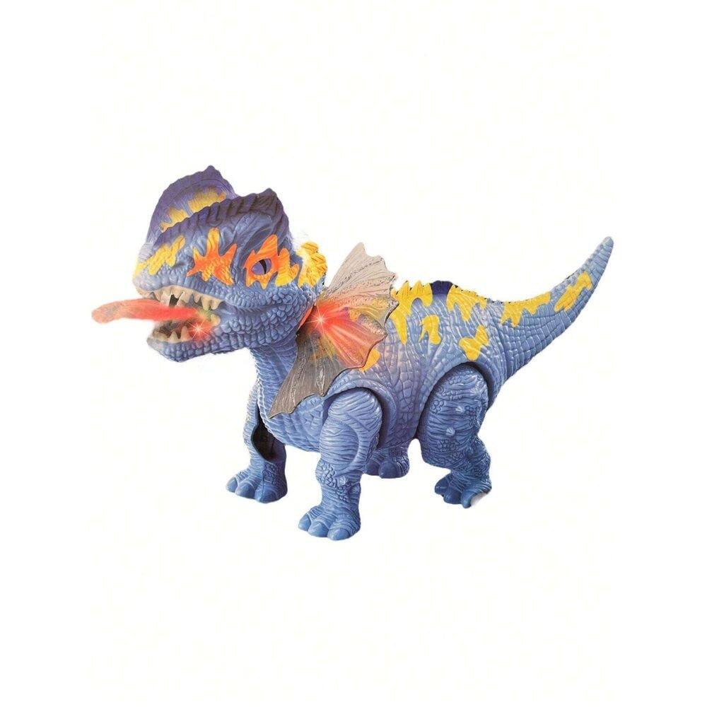Dinossauro Anda Sozinho Solta Fumaça Emite Sons Luz