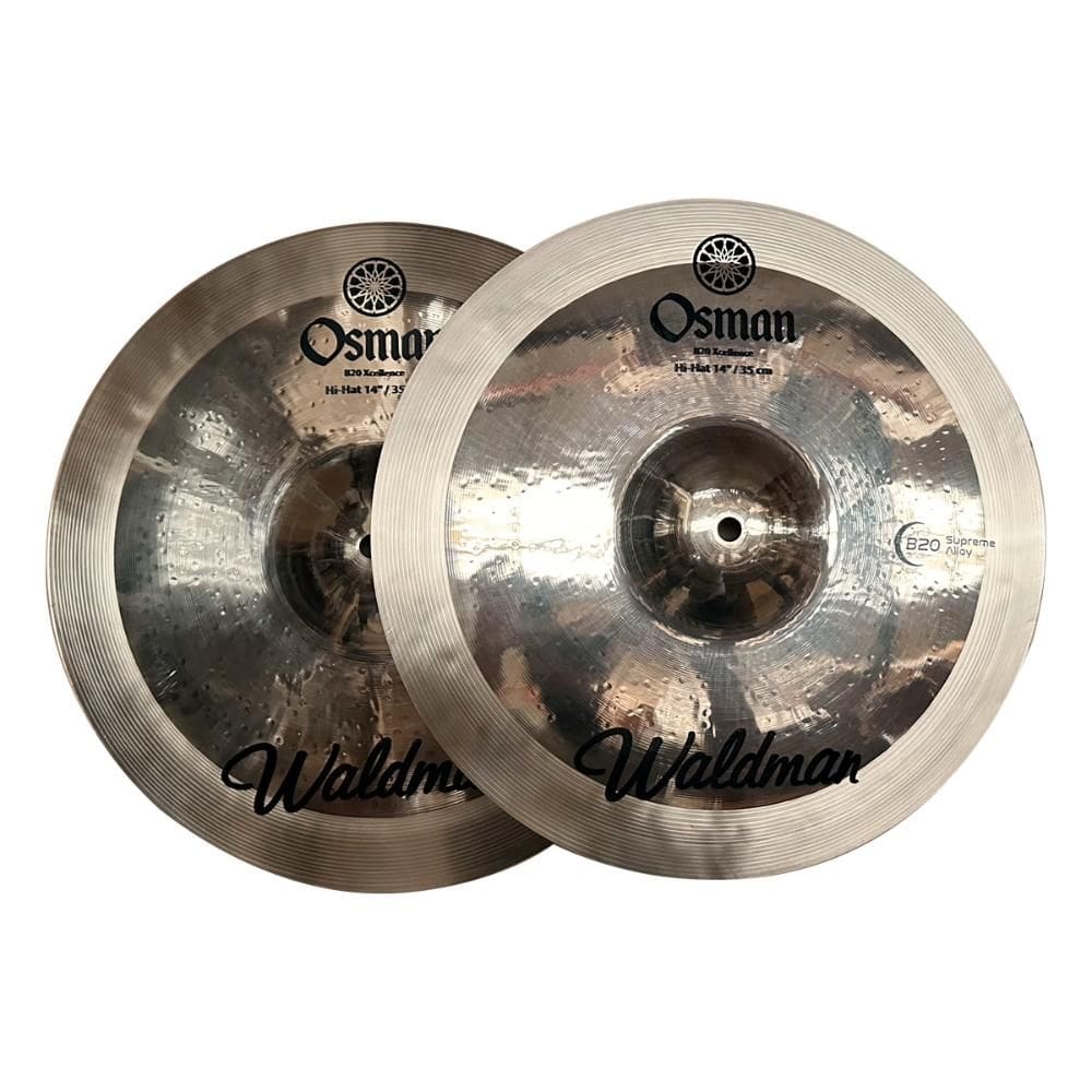 Prato Chimbal 14” B20 Waldman Osman Hi-Hat