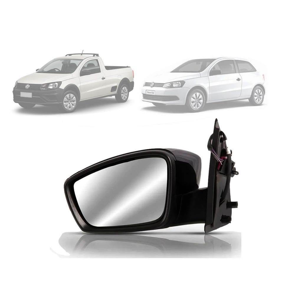 Retrovisor Elétrico P/ GOL e Saveiro G6 Tilt Down 12/... LISO PASSAGEIRO EB1010