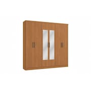 Guarda-Roupa 6 Portas 3 Gavetas Kappesberg New, Canela J559-CN