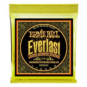 Encordoamento Coated Violão 13 Aço 80/20 Ernie Ball Everlast
