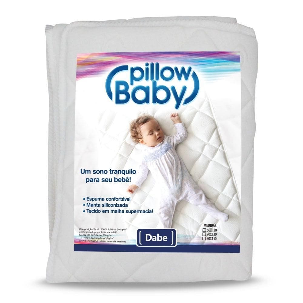 Pillow Top  Berço  Dabe com Elástico - 060x130