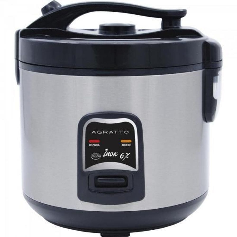 Panela de Arroz Agratto PA6X 400W Inox 220v [F002]