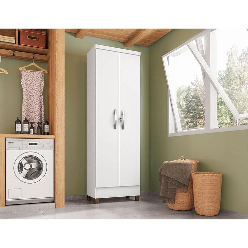 Armário Multiuso Ambiente Egito Branco com Chave – Incorplac