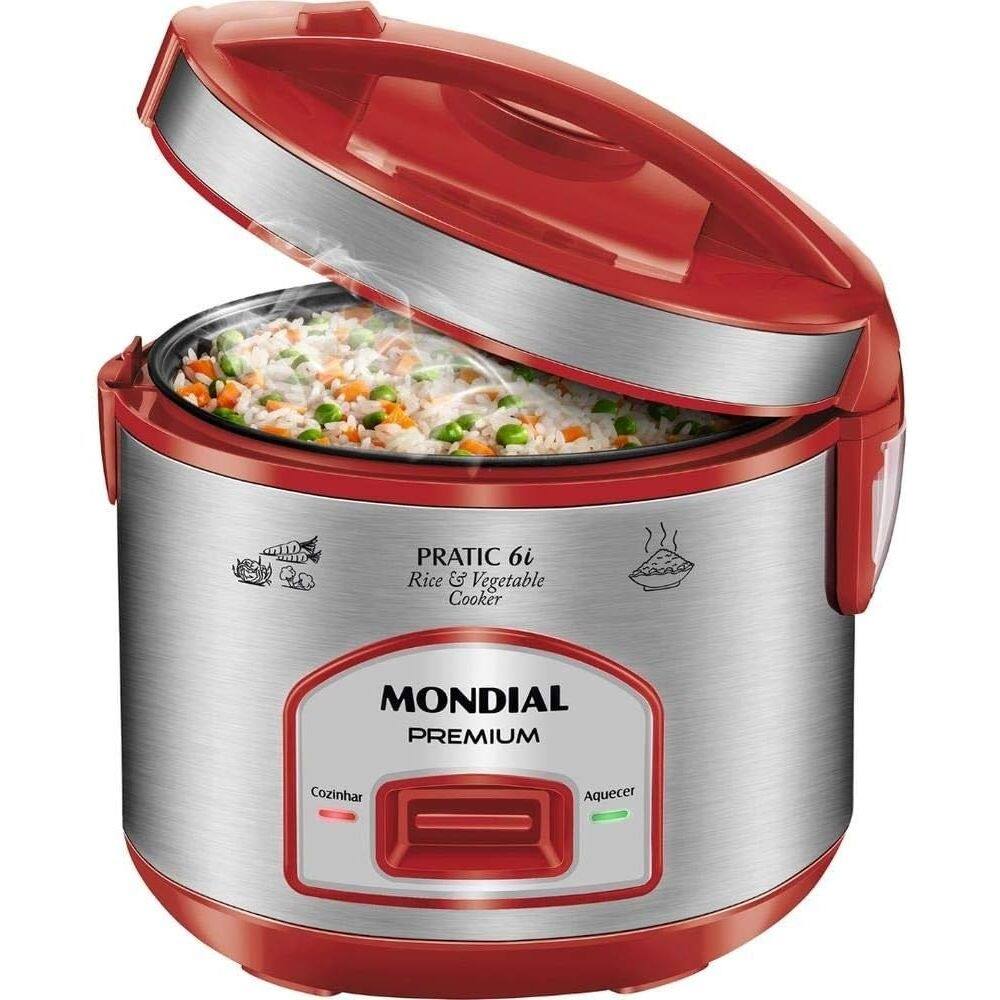 Panela De Arroz Eletrica Mondial Vermelha Pontofrio