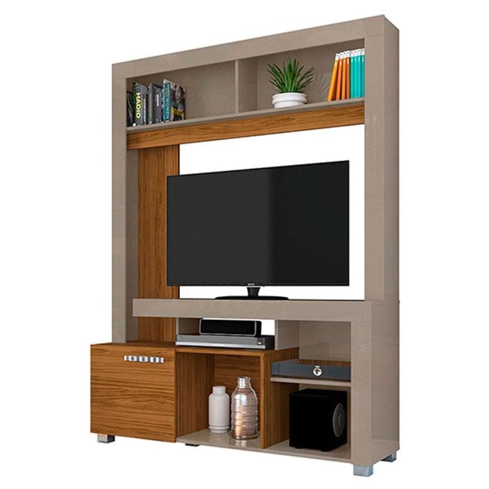 Estante Home Theater Flávia Fendi Naturale - Madetec