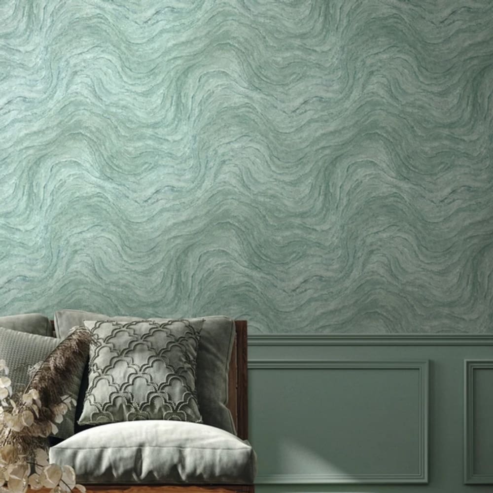 Papel de Parede Struktura Pedra Verde 45759