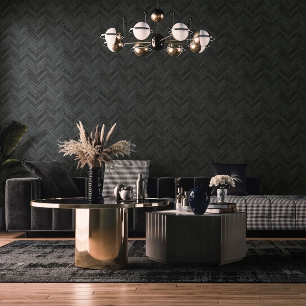 Papel de Parede Struktura Geométrico Cinza 45761