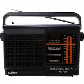 Rádio Portátil Motobras RM-PFT22AC 2 Faixas Preto [F002]