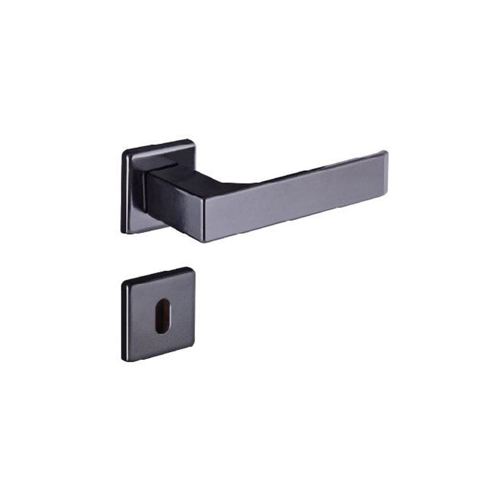 fechadura interna quadratta reta roseta s40 preto fosco alianca