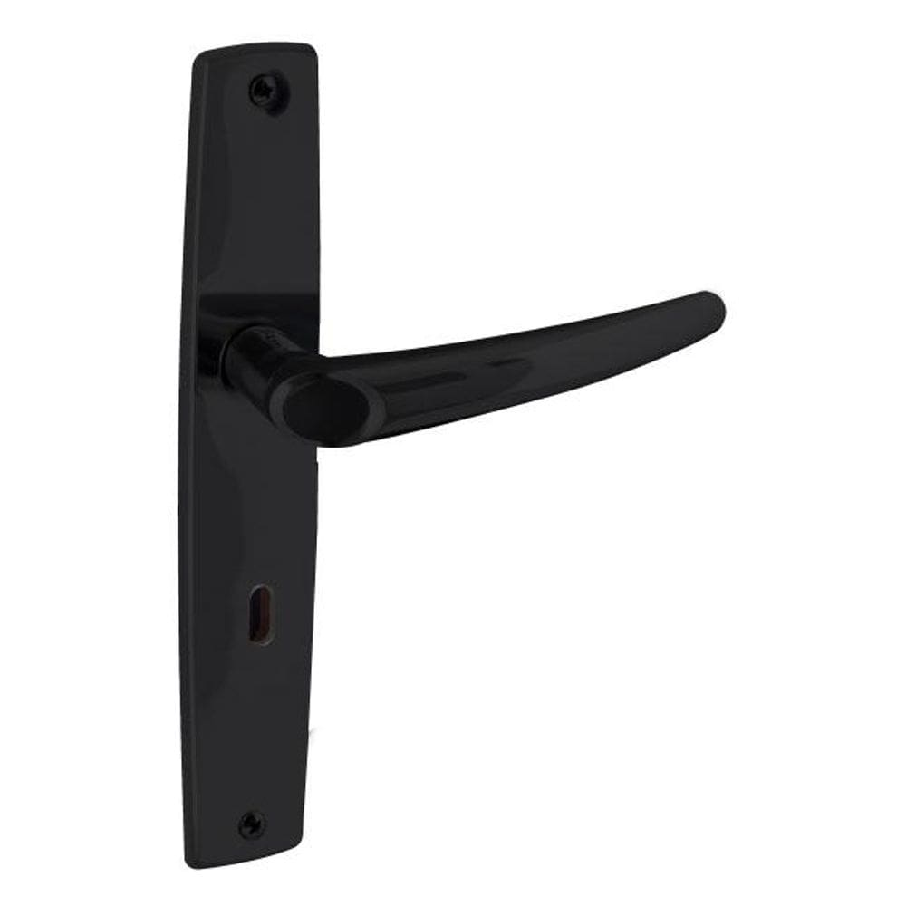 fechadura interna joy espelho 40mm preto fosco alianca