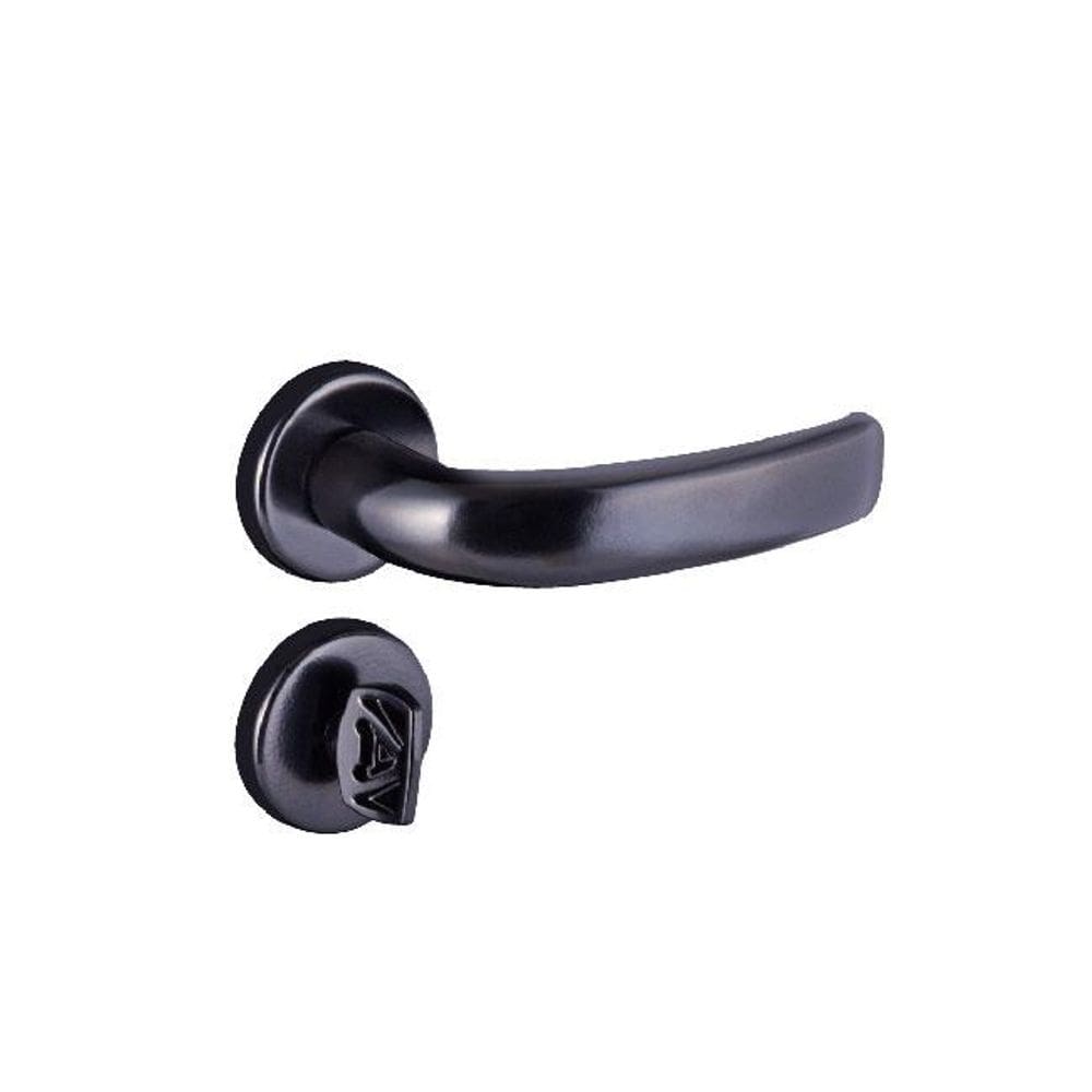 fechadura banheiro galaxy roseta 40mm preto fosco alianca