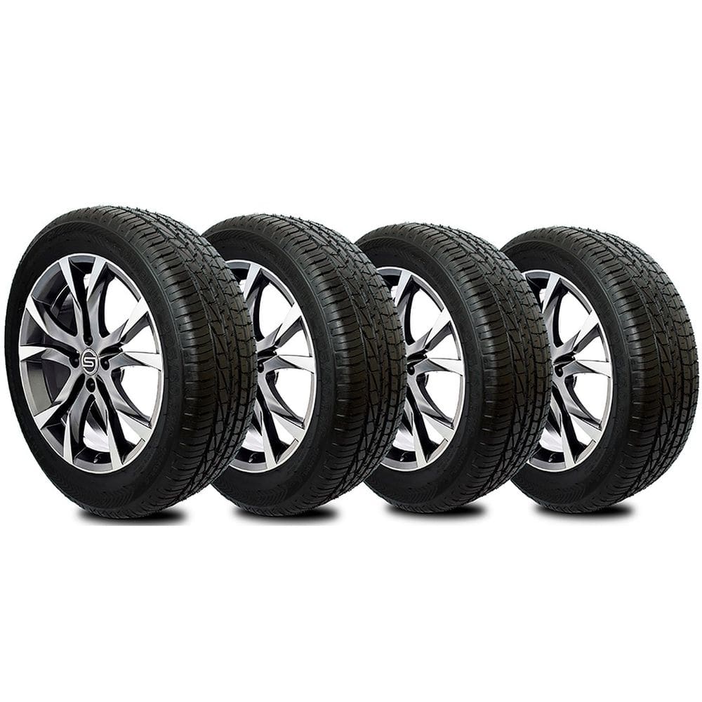 Jogo 4 Pneus 205/60 R15 Remoldado