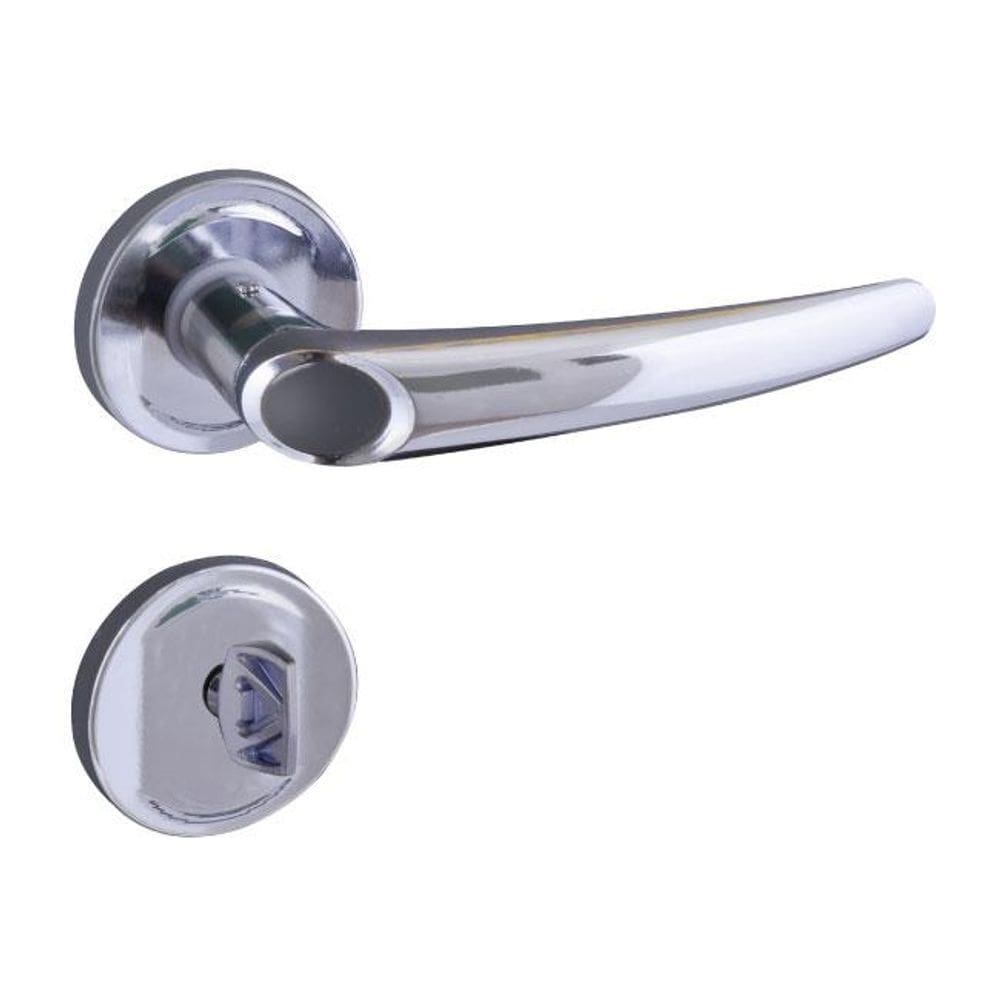 fechadura banheiro joy roseta 40mm inox polido alianca