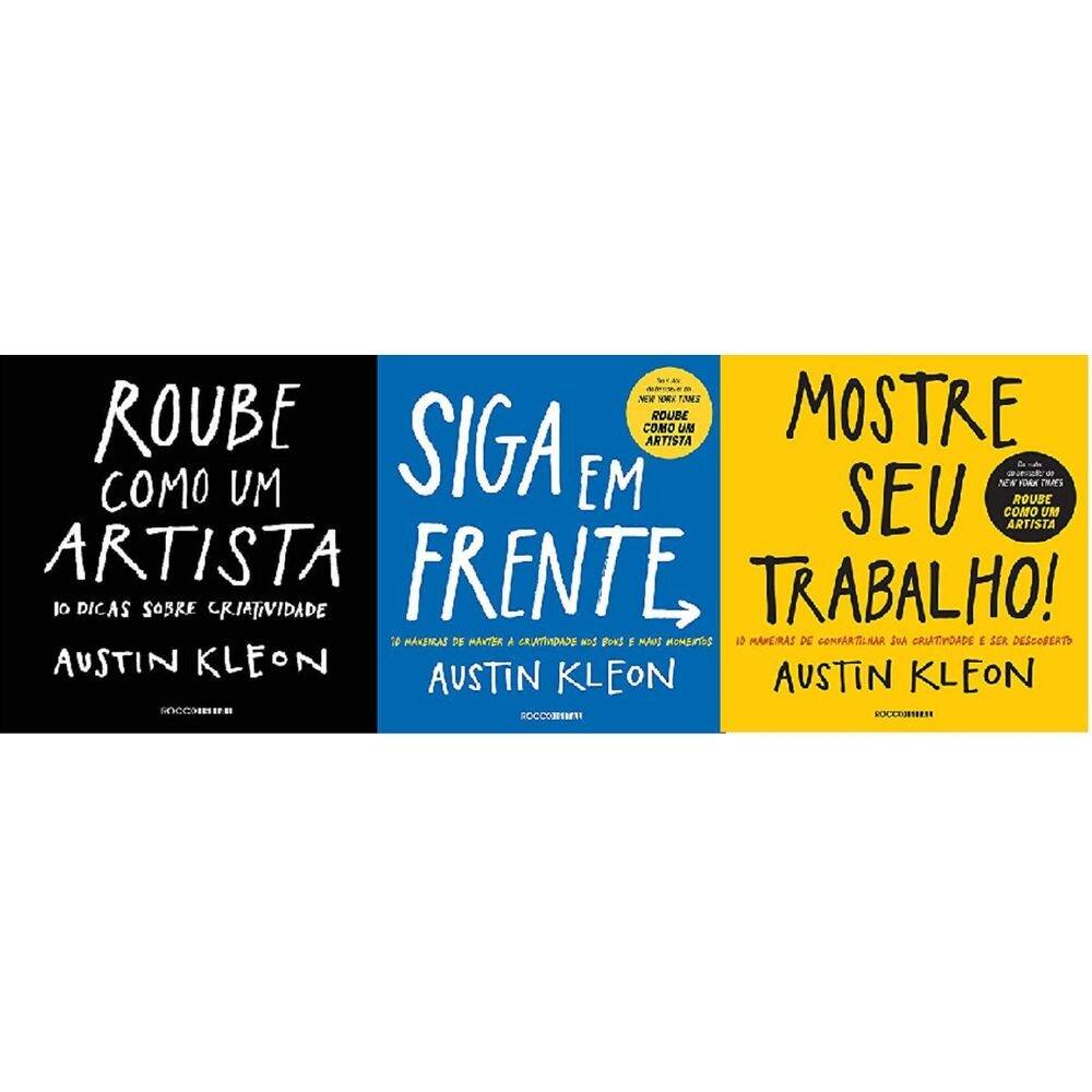 Kit 3 Livros Austin Kleon Roube Como Um Artista + Siga Em