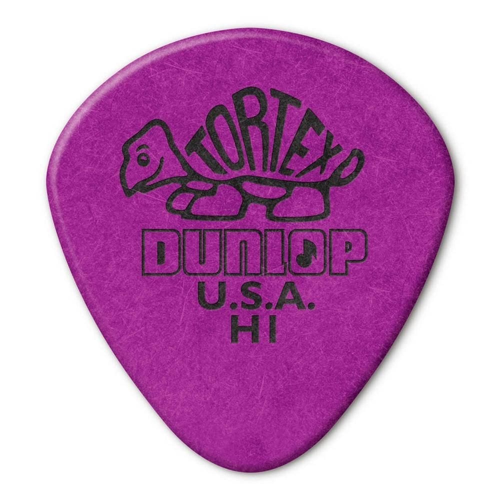 Palheta para Guitarra 1.14 mm Dunlop 472-H1 Tortex Roxa
