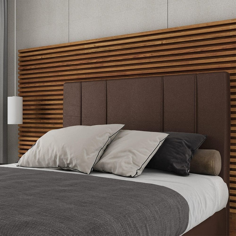 Cabeceira Estofada  Queen Size 160 cm Venus Corino SkyBox