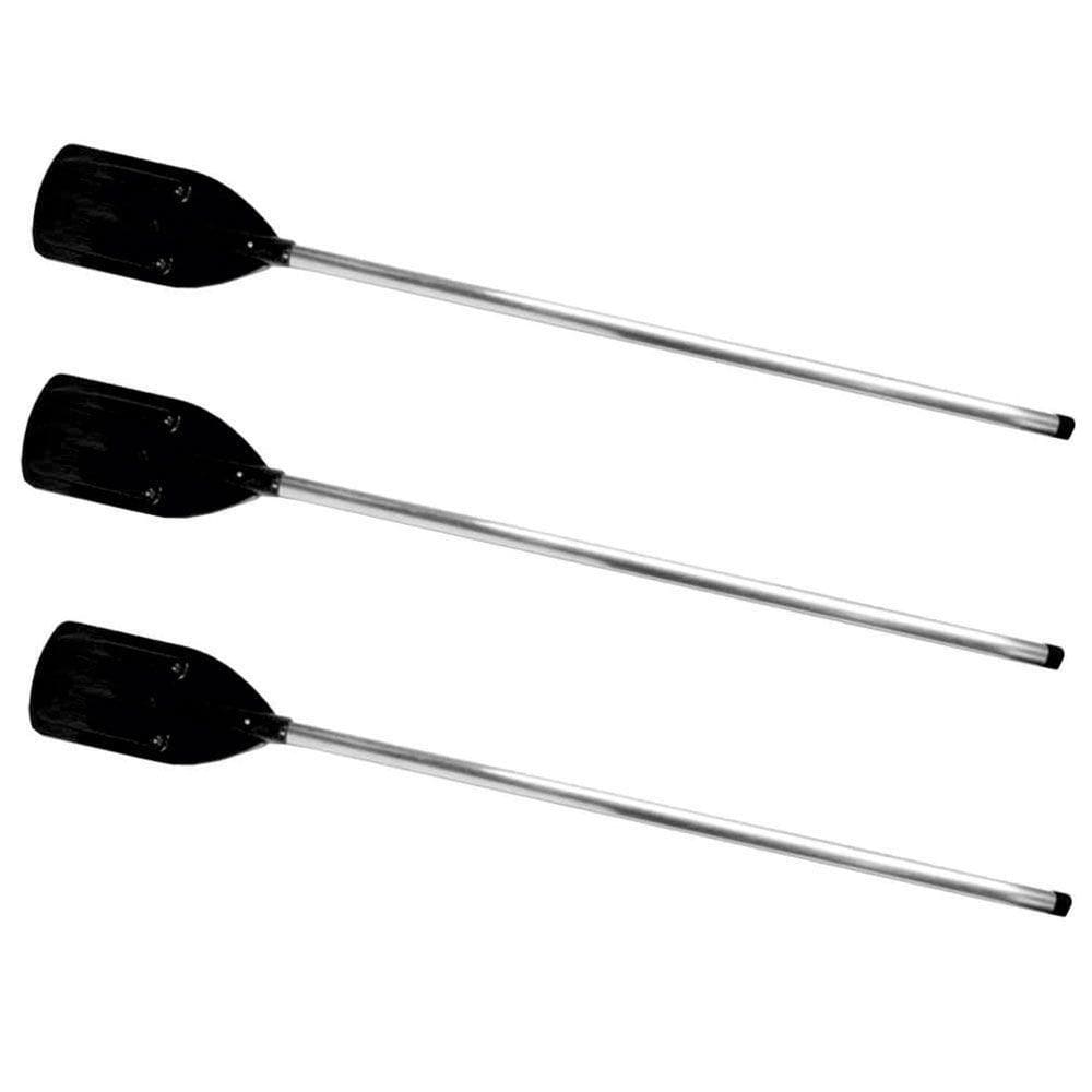 Kit 3 Remos C/ Cabo Alumínio P/ Bote Barco Pesca Canoa