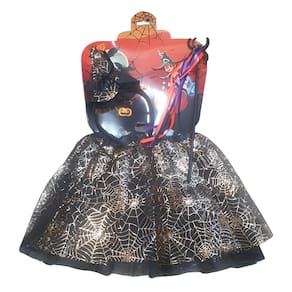 Fantasia de Bruxa Bruxinha Infantil - 3 Pçs
