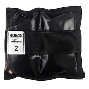 Caneleira de peso ahead sports aff336 2kg preta