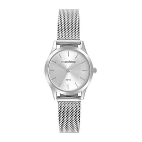 Kit Relógio Feminino Mondaine Prata 32729L0Mkne2