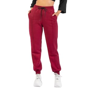 Calça de Moletom Feminina Jogger Quebec Riu Kiu Vinho