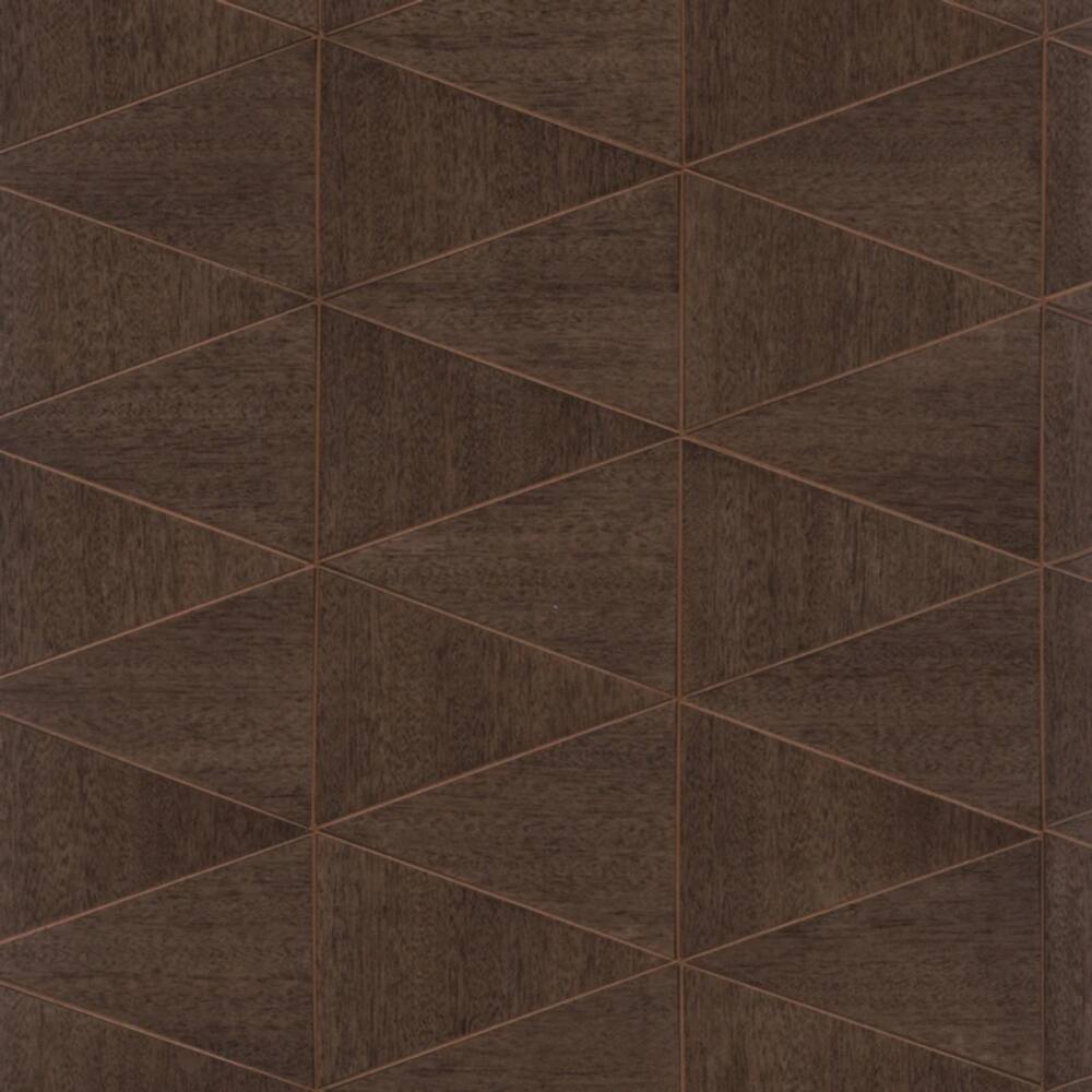 Papel de Parede Travertino Geométrico Marrom 33361