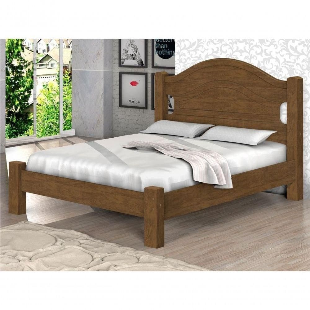 Cama Solteiro Mesquita Castanho