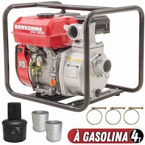 Motobomba à Gasolina 4t 212cc 7hp 26mca 36m³/h P/ água