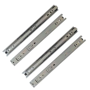 Kit 4 corrediças telescópica 35cm para gaveta trilho 2 pares