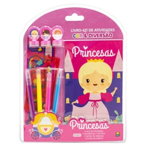 Livro Kit de Atividades Cor e Diversão Princesas