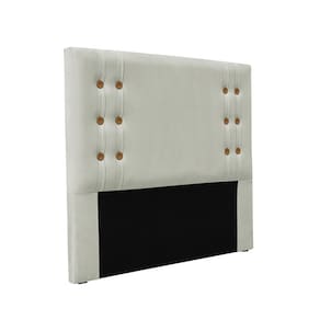 Cabeceira Cama Box Solteiro 90 cm Gênova Veludo Prata S04 - D`Rossi