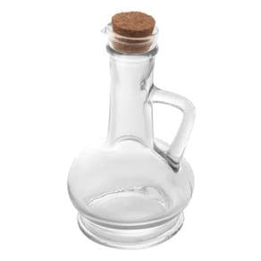 Kit 4 Galheteiros De Azeite Vinagre Vidro Com Tampa Cortiça 250ml