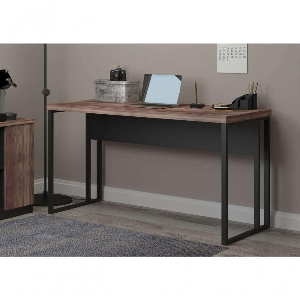 Escrivaninha Para Escritorio 1200 Naser Noce Preto