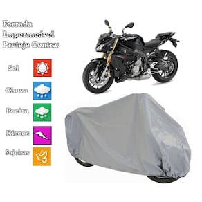 Capa cobrir moto bmw s1000r 100 % impermeável e 100% forrada