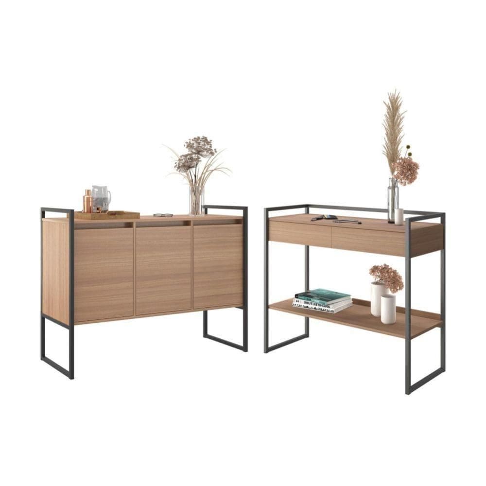Kit Buffet E Aparador Industral Plis Montana