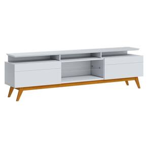 Rack Bancada Classic 2 Gavetas com Nicho 2.2 Branco Acetinado - Imcal