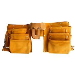 Cinto Em Couro Com 11 Bolsos Para Ferramentas - H200758 - St