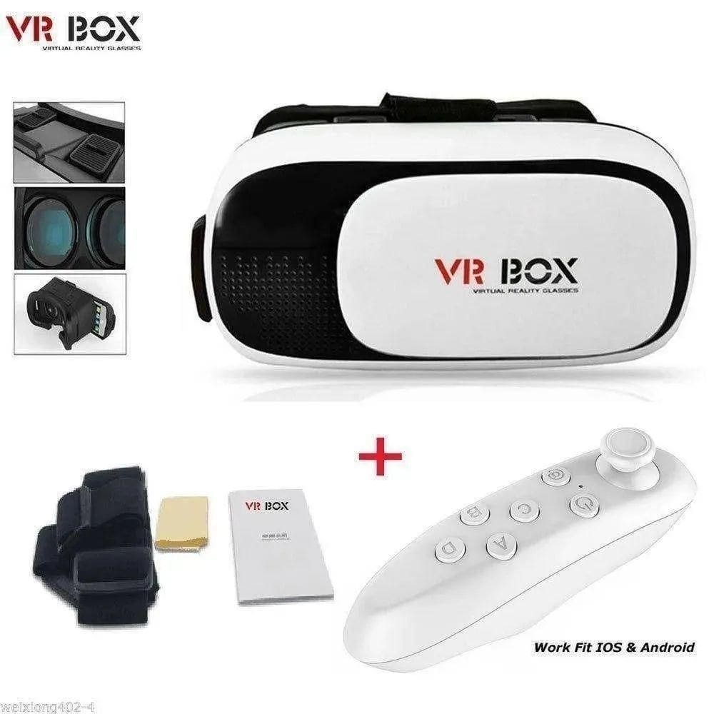 Oculos De Realidade Virtual 3d + Controle Bluetooth - Vr Box